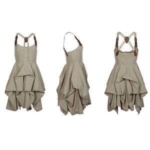 AllSaints Melody Dress Nightingale Parachute Hitch